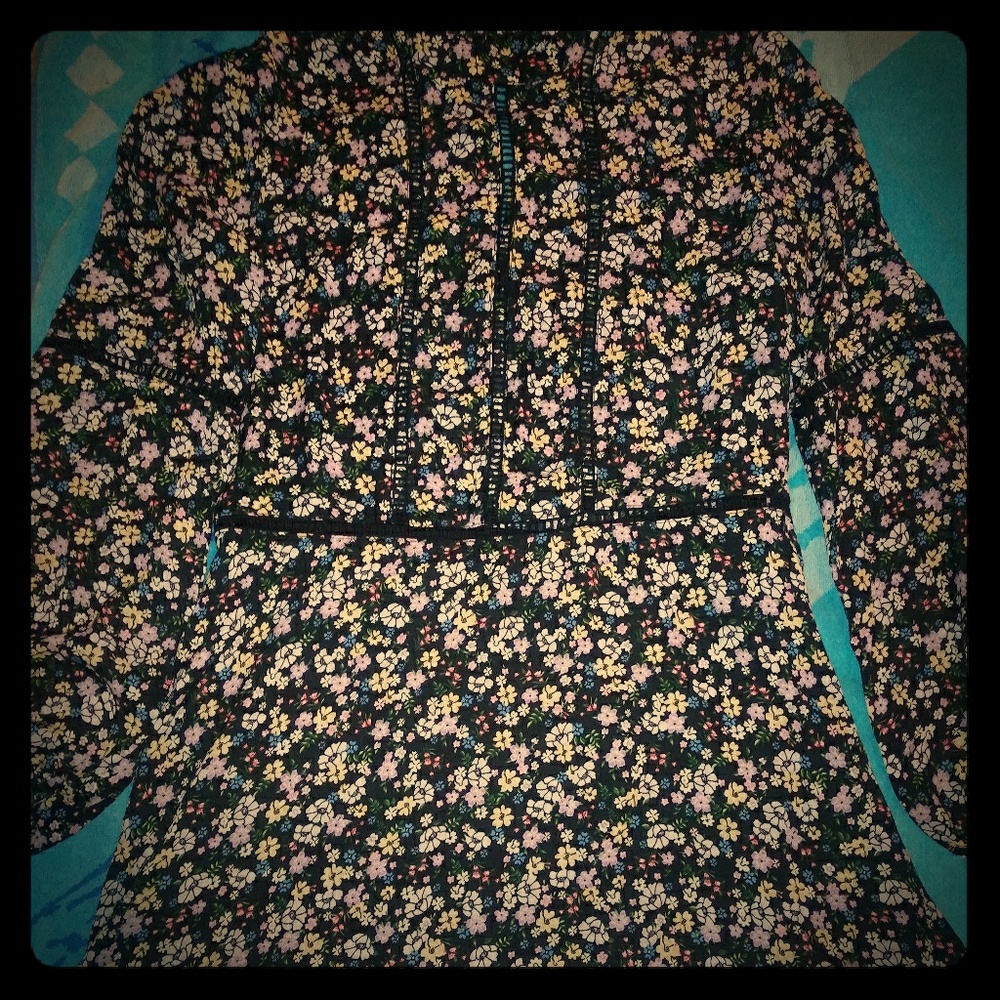 Floral divided dress